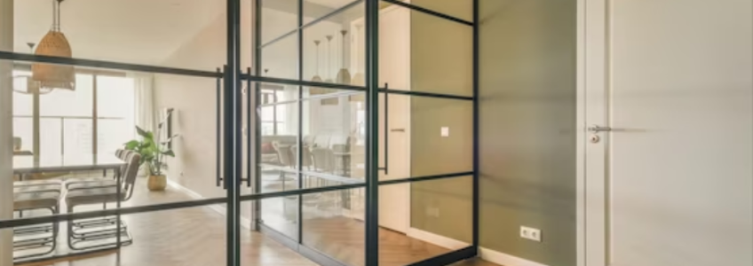 Glass partition